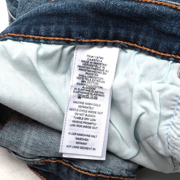 True Religion Mens Rocco Moto Skinny Jeans Stretch Designer Blue Denim Sz 44 NEW - Picture 11 of 13